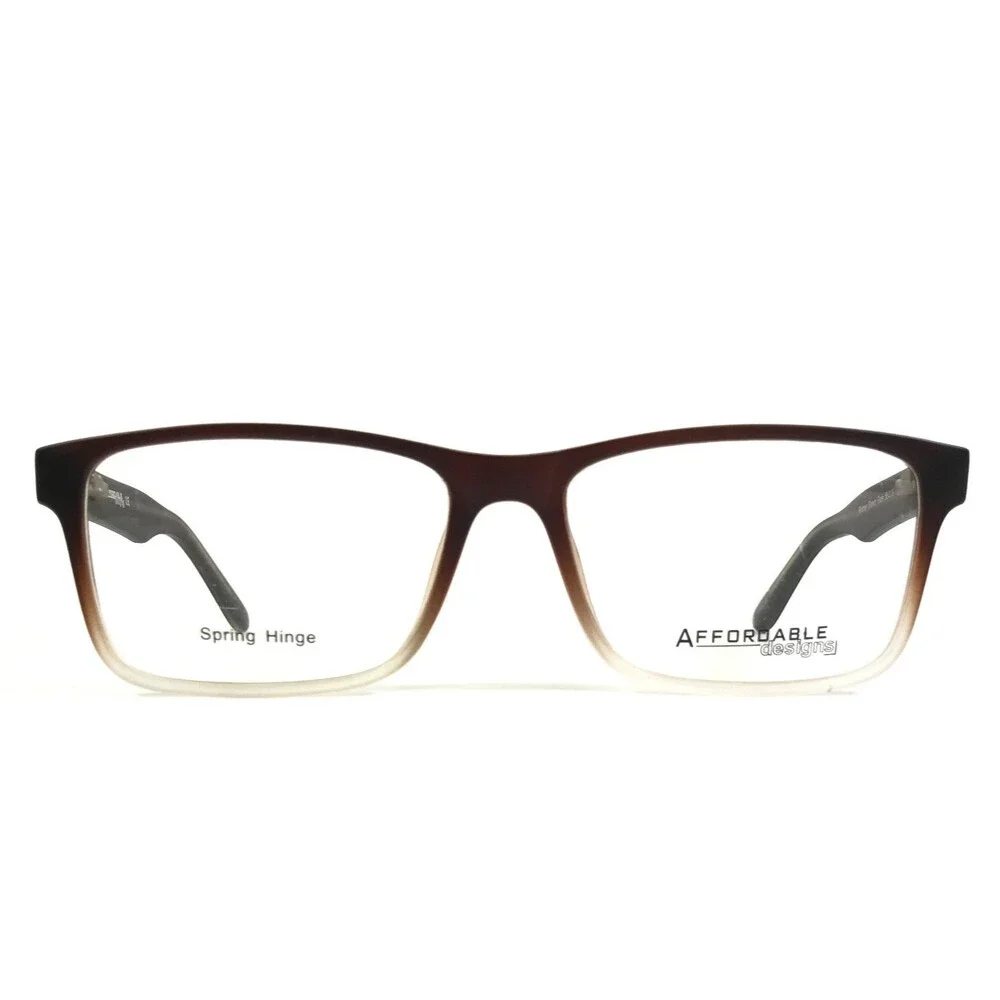 Affordable Designs Eyeglasses Frames Rodney Brown Fade Full Rim 56-18-145